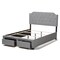 Baxton Studio Aubrianne Modern Grey Upholstered Queen Storage Bed 143-8055 - alternate 7
